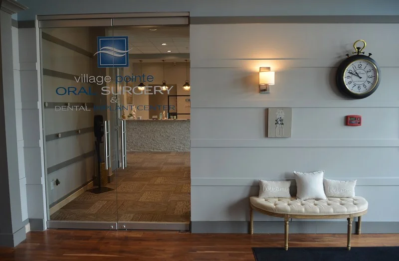 Patient consultation area at Village Pointe Oral Surgery