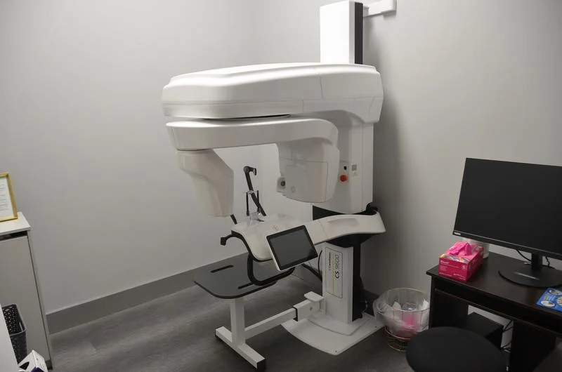 Bright, modern interior at Village Pointe Oral Surgery